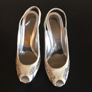 Jill Stuart patent leather heels wedding LIKE NEW!